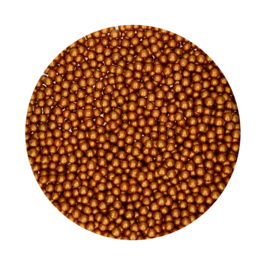 FUNCAKE SMALL SOFT SUGAR PEARLS - BRONZE GOLD 70 G