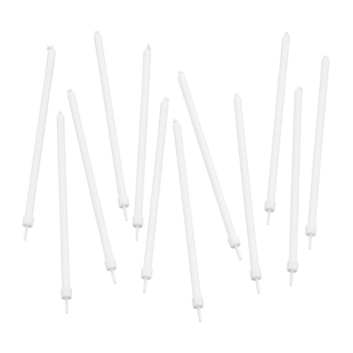 WILTON BIRTHDAY CANDLES - EXTRA-LONG WHITE