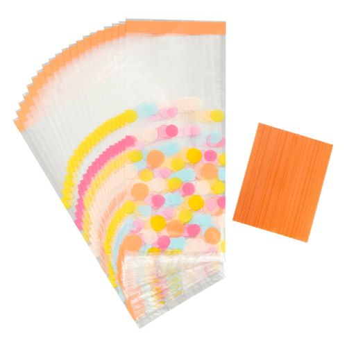 WILTON CANDY BAGS - COLOUR DOTS (20 pcs)