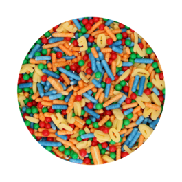 FUNCAKES SPRINKLES - ALPHABET CONFETTI (65 G)