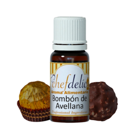 CHEFDELICE CONCENTRATE FLAVOUR - HAZELNUT BONBON 10 ML