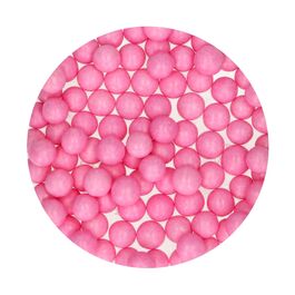 FUNCAKES SOFT SUGAR PEARLS - PINK (Ø 10 MM) 70 G