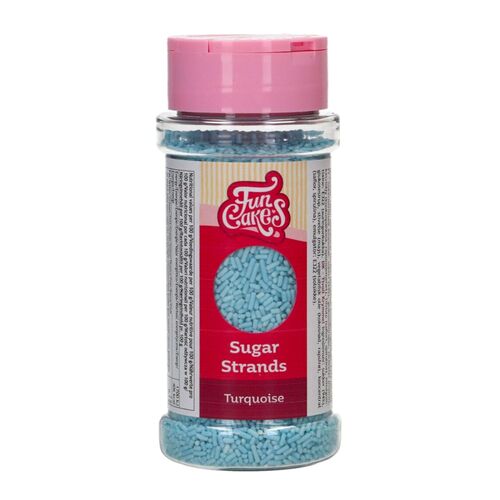 FUNCAKES SUGAR STRANDS - TURQUOISE BLUES (80 G)