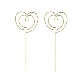 PARTYDECO TOPPER - OPEN GOLD HEART 2 U