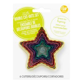 WILTON DOUBLE SIDED CUTTER SET - STARS
