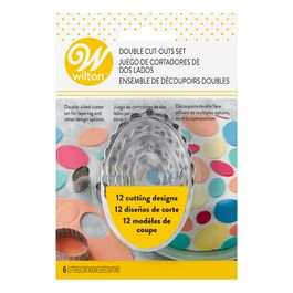 WILTON DOUBLE SIDED CUTTER SET - OVAL