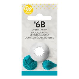 WILTON METAL NOZZLE #6B - OPEN STAR