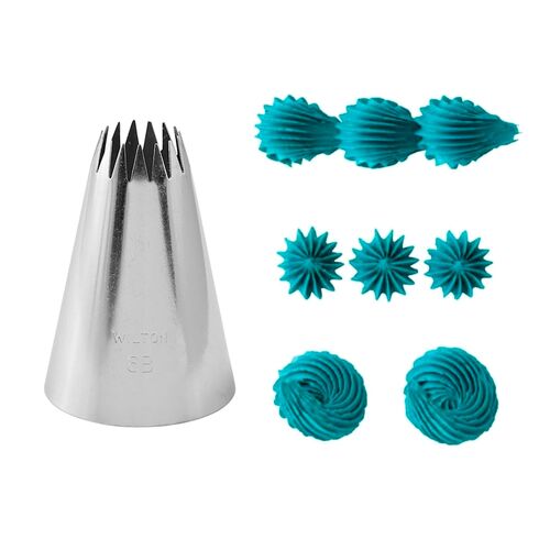 WILTON METAL NOZZLE #6B - OPEN STAR