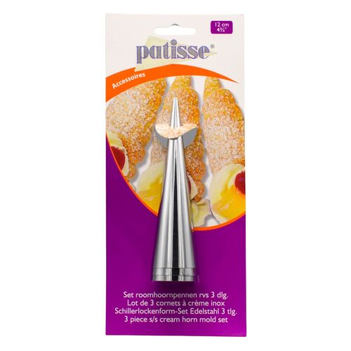 PATISSE SET CREAM CONE MOULDS - 3 UNITS