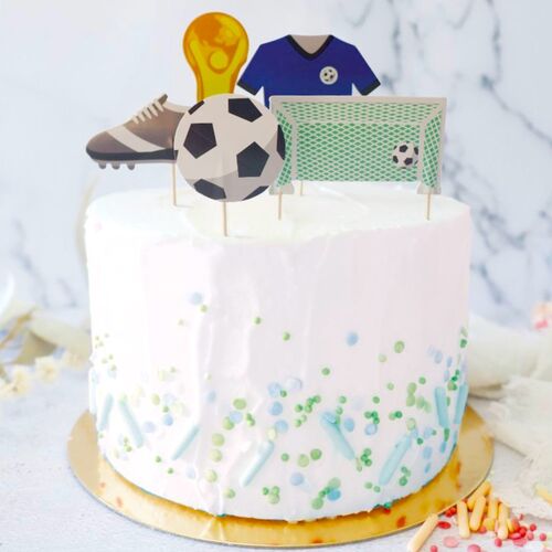 SCRAPCOOKING CAKE TOPPERS - FOOTBAL