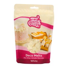 FUNCAKES DECO MELTS - WHITE 250 G