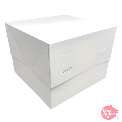 SET 10 ADJUSTABLE HEIGHTS CAKE BOXES - 30 CM