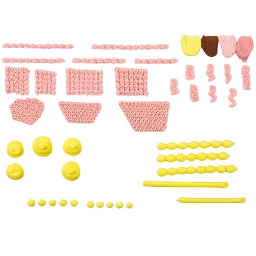 WILTON MINI PASTRY NOZZLES AND PIPING BAG SET - PASTEL COLOR
