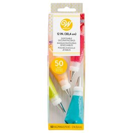 WILTON DISPOSABLE PIPING BAGS - 30 CM  (50 U)