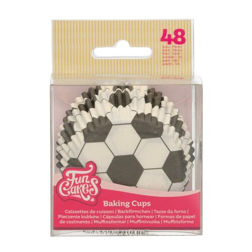 FUNCAKES CUPCAKE CAPSULES - FOOTBALL