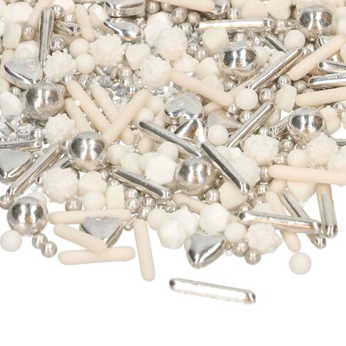 FUNCAKES 3D SPRINKLES - SILVER LINING 70 G