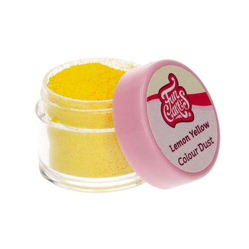 FUNCAKES POWDER DYE - LEMON YELLOW