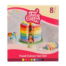 FUNCAKES 8 GEL DYES SET