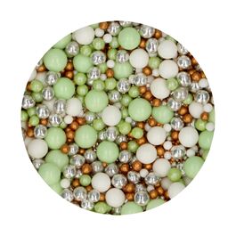 FUNCAKES SOFT SUGAR PEARLS - MIX "BOTANICAL BLISS" (80 G)