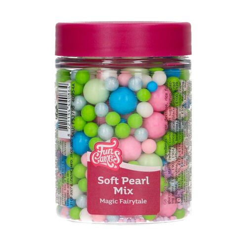 FUNCAKES SOFT SUGAR PEARLS - MIX "MAGIC FAIRYTALE" (80 G)