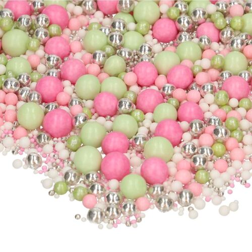 FUNCAKES SOFT SUGAR PEARLS - MIX "ROSE GARDEN" (80 G)