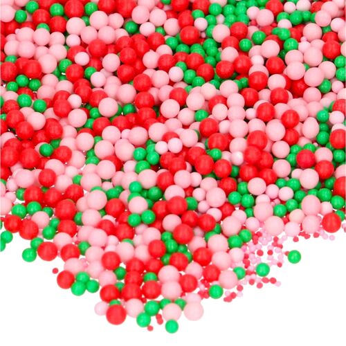 FUNCAKES SOFT SUGAR PEARLS - MIX "WATERMELON PARTY" (80 G)
