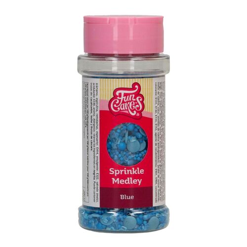 FUNCAKES SPRINKLES - BLUE MIX 70 G