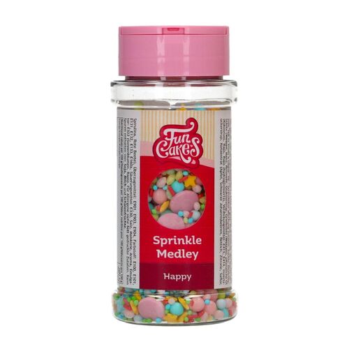 FUNCAKES SPRINKLES - ‘HAPPY’ 65 G