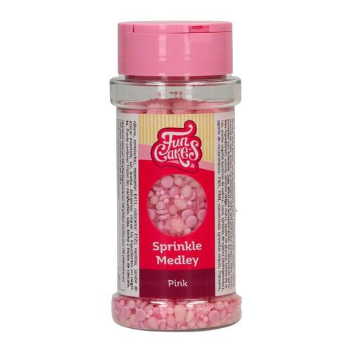 FUNCAKES SPRINKLES - PINK MIX 70 G