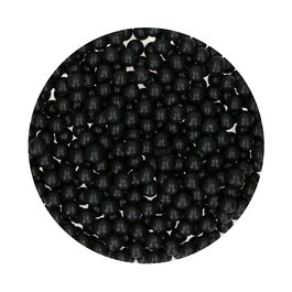 FUNCAKES SUGAR PEARLS - BLACK (7 MM) 80 G