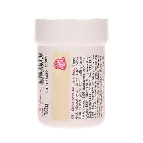 [BBD] FUNCAKES PASTE DYE - IVORY 30 G