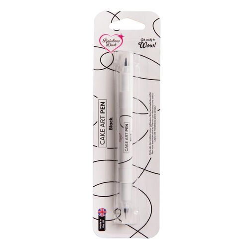 RAINBOW DUST DOUBLE-ENDED FELT-TIP PEN - BLACK