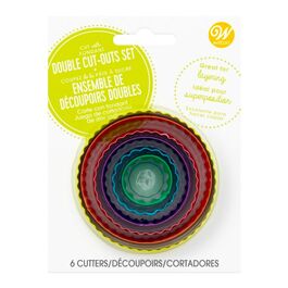 WILTON DOUBLE SIDED CUTTERS SET - CIRCLE