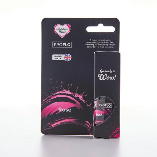 RAINBOW DUST LIQUID DYE "FLO" - ROSE 19 ML