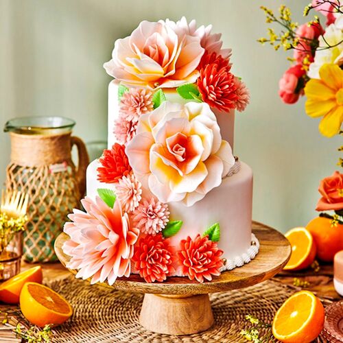 FUNCAKES EDIBLE PAPER FLOWERS - MEDIUM LOTUS MIX