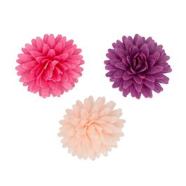 FUNCAKES EDIBLE PAPER FLOWERS - POMPON / MEDIUM DAISY MIX