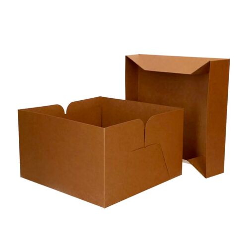 FUNCAKES CAKE BOX - KRAFT 25 CM