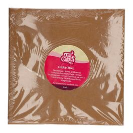 FUNCAKES CAKE BOX - KRAFT 25 CM