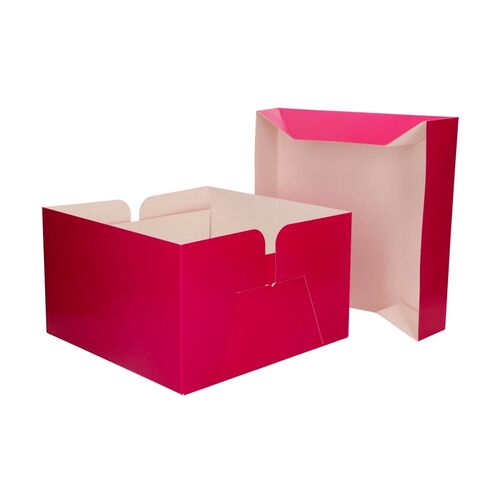FUNCAKES CAKE BOX - PINK 25 CM