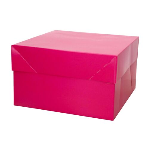 FUNCAKES CAKE BOX - PINK 25 CM
