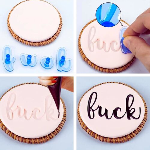 BISCUIT MARKERS - LETTERS, NUMBERS AND SYMBOLS