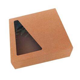 BOX FOR THREE KINGS CAKE KRAFT - 32 X 8 CM