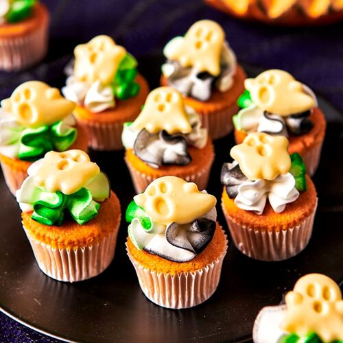 FUNCAKES CHOCOLATE DECORATIONS - WHITE GHOSTS