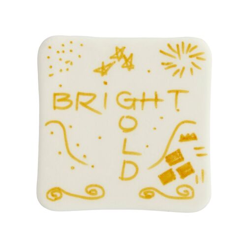 RAINBOW DUST DOUBLE-ENDED FELT-TIP PEN - BRIGHT GOLD