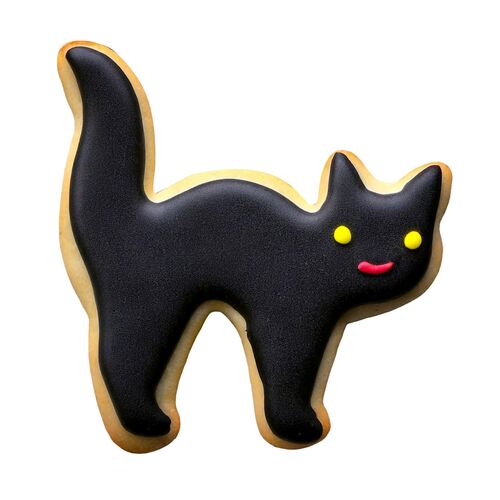 WILTON STAINLESS STEEL COOKIE CUTTER - SCARY CAT