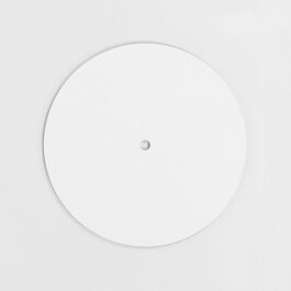 DASBI WHITE ROUND BASES WITH CENTRAL HOLE - 18 CM