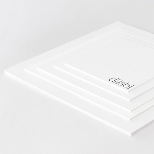 DASBI SQUARE WHITE CAKE BASES - 15 CM