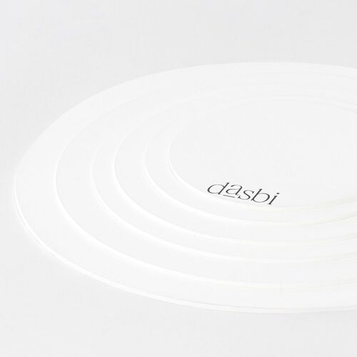 DASBI ROUND WHITE CAKE BASES - 40 CM