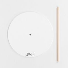 DASBI WOODEN CAKE BASES SET (Ø 25 CM - 6 MM THICK) + STICKS 30 CM (2 PCS.)