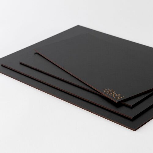 DASBI BLACK RECTANGULAR CAKE BASES - 30 X 25 CM